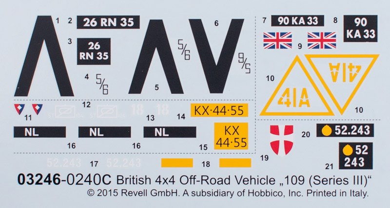 Revell - British 4x4 Off-Road Vehicle Series III (109'' /LWB)