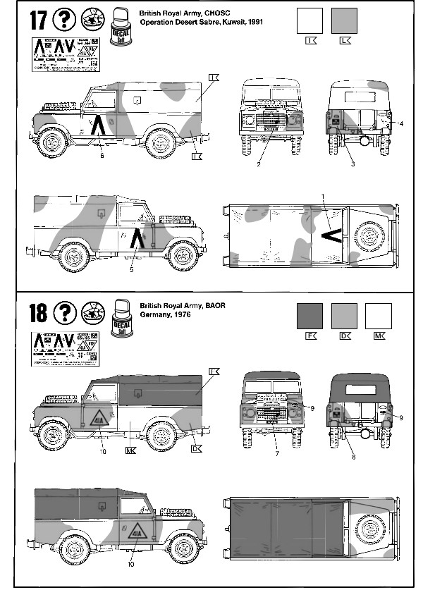 Revell - British 4x4 Off-Road Vehicle Series III (109'' /LWB)