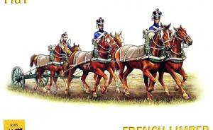 : Französisches Pferdegespann m. Protze