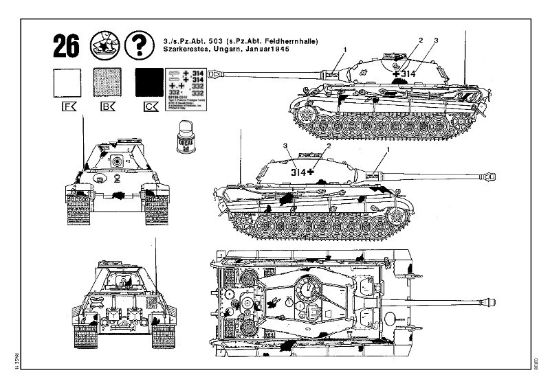 Revell - Tiger II Ausf. B (Porsche Prototype Turret)