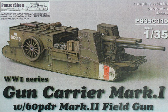 PanzerShop - Gun Carrier Mark.I w/60pdr Mk.II Field Gun