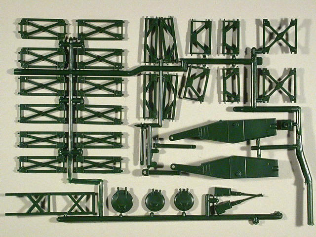 Teile für die tragende Konstruktion der Klappbrücke
