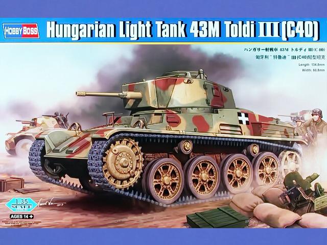 HobbyBoss - Hungarian Light Tank 43M Toldi III (C40)