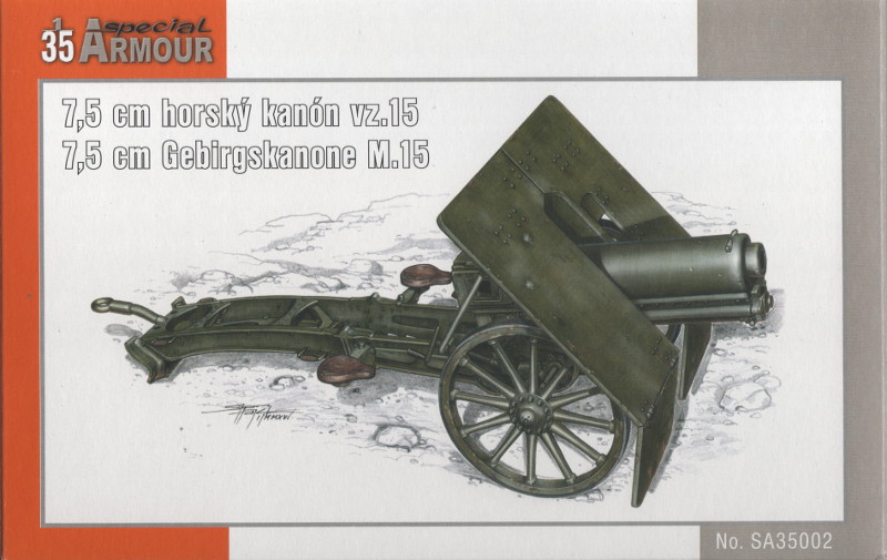 Special Armour - 7,5 cm Gebirgskanone M.15