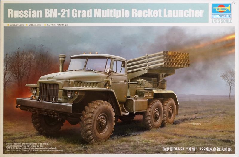 Trumpeter - Russian BM-21 Grad Multiple Rocket Launcher
