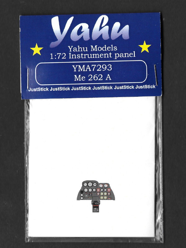 Yahu Models - Me 262 A Instrument panel
