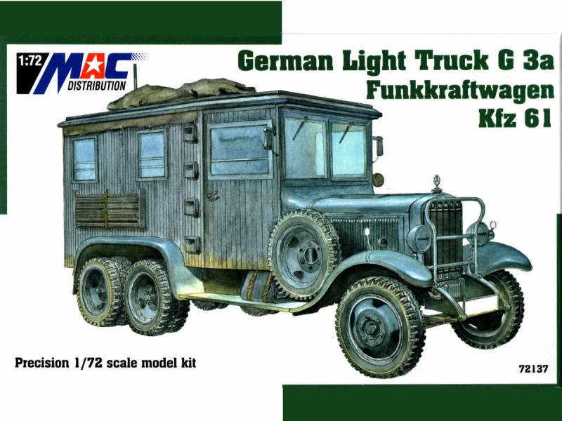 MAC Distribution - German Light Truck G3 a Funkkraftwagen Kfz 61 