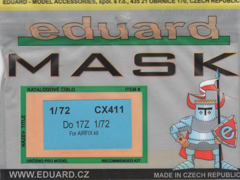 Eduard Mask - Do 17Z mask