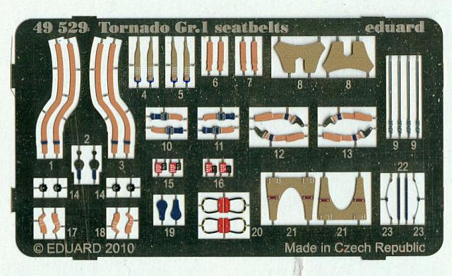 Eduard Ätzteile - Tornado GR.1 Seatbelts