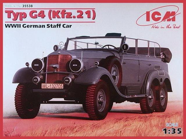ICM - Typ G4 (Kfz.21) - WWII German Staff Car
