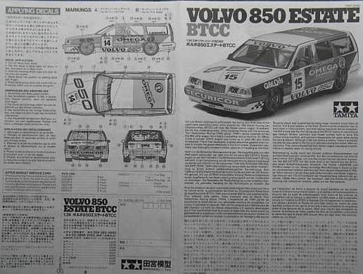 Tamiya - Volvo 850 Estate BTCC