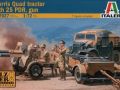 Morris Quad Tractor mit 25 pdr. Gun