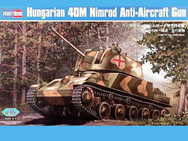HobbyBoss - Hungarian 40M Nimrod Anti-Aircraft Gun