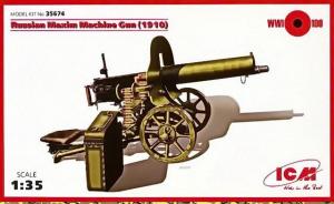 : Russian Maxim Machine Gun (1910)