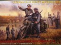German R-12 Heavy Motorcycle with Rider and Officer