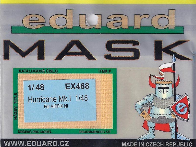 Eduard Mask - Hurricane Mk. I Maskierfolie