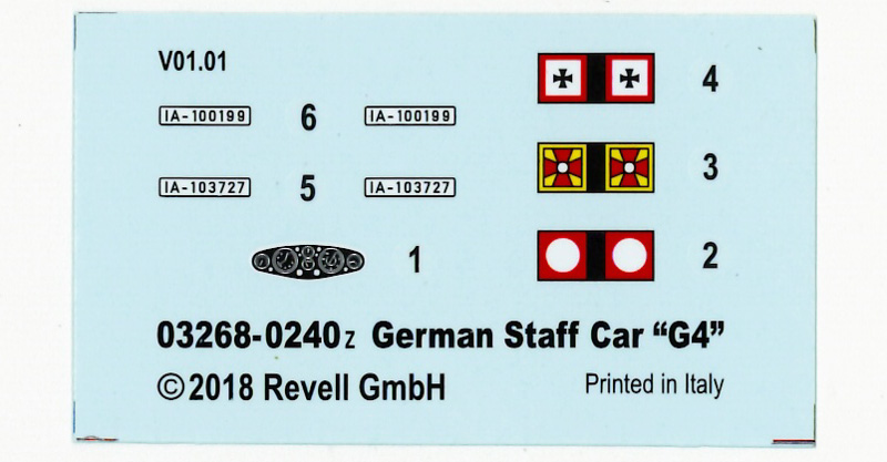 Revell - German Staff Car "G4" 