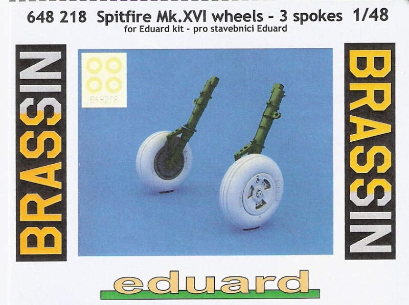 Eduard Brassin - Spitfire Mk.XVI wheels - 3 spokes