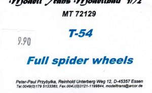 Bausatz: T-54 "Full spider wheels"