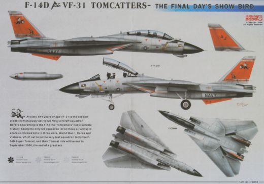 Jasmine Model - F-14D VF-31 Tomcatters