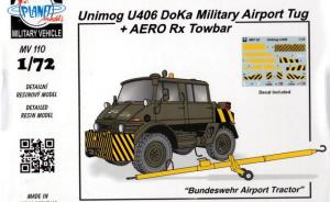 Unimog U406 DoKa Military Airport Tug + Aero Rx Towbar