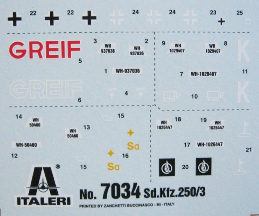 Italeri - Sd.Kfz. 250/3 GREIF