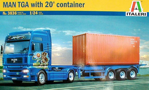 Italeri - MAN TGA mit 20 Fuß Container