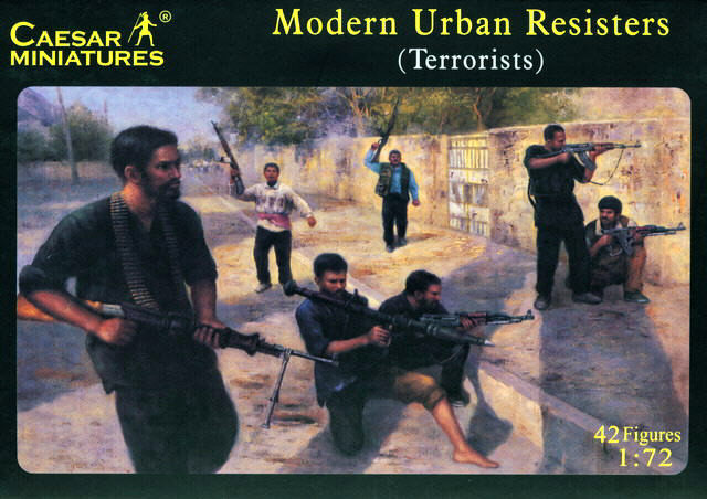 CAESAR MINIATURES - Modern Urban Resisters (Terrorists)