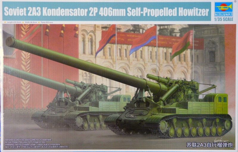 Trumpeter - Soviet 2A3 Kondensator 2P 406 mm Self-Propelled Howitzer