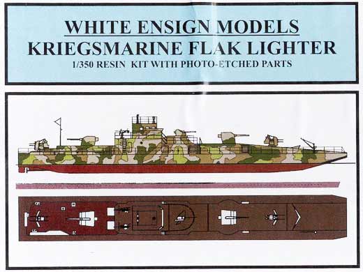 White Ensign Models - Artillerie Fährprahm der deutschen Kriegsmarine