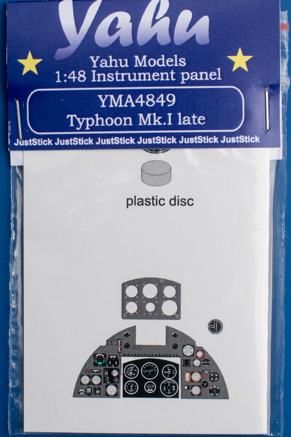 late Instrument Panel Yahu YMA4849 1/48 Typhoon Mk.I