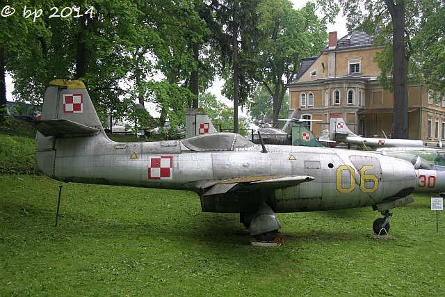 Jak-23 im Museum in Drzonow/Polen