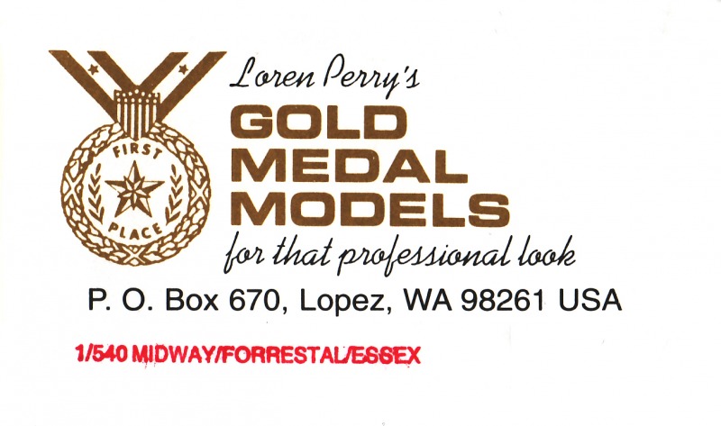 Gold Medal Models - 1:540 Midway/Forrestal/Essex