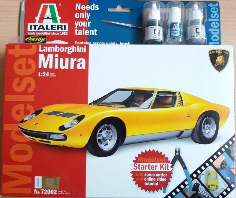 Lamborghini Miura Modellset Italeri Nr 72002