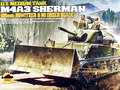 U.S. M4A3 SHERMAN 105mm Howitzer & M1 Dozer Blade