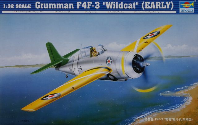 Trumpeter - Grumman F4F-3 Wildcat (early)