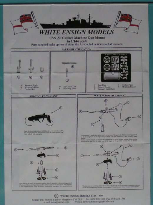 White Ensign Models - USN cal. 0.50 MG wassergekühlt