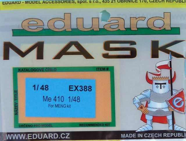 Eduard Mask - Me 410 Mask