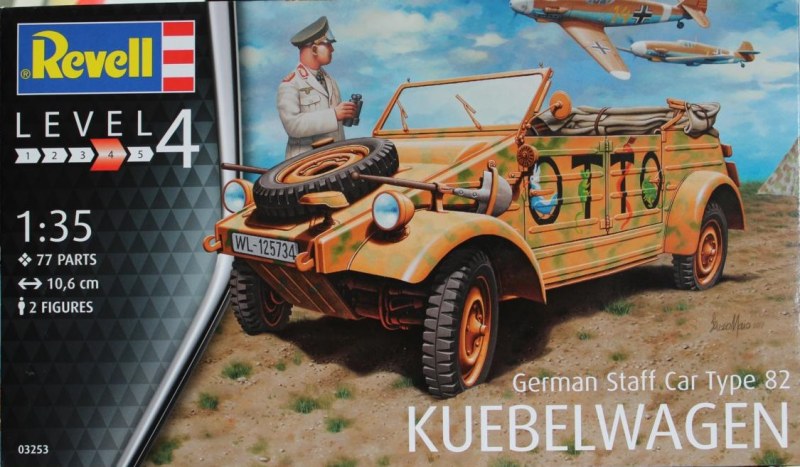 Revell - German Staff Car Type 82 Kuebelwagen