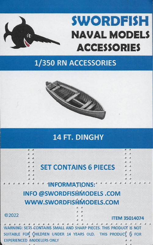 Swordfish Models  - 14 ft. Dinghy
