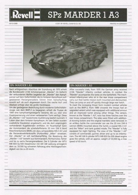 Revell - SPz Marder 1 A3