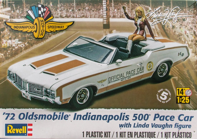 Revell - ´72 Oldsmobile Indianapolis 500 Pace Car /w Linda Vaughn 