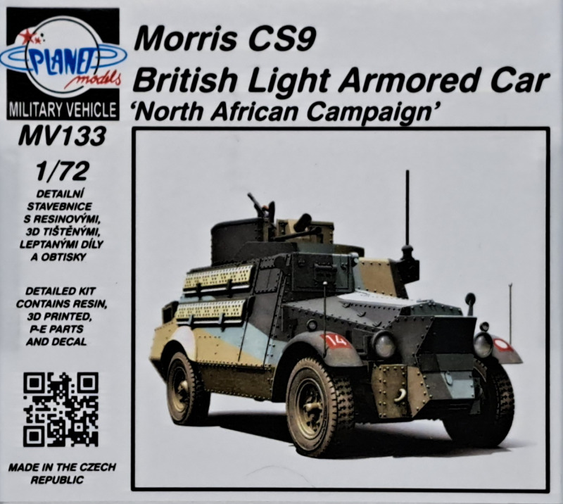 Planet Models - Morris CS9 British Light Armored Car 
