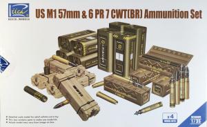 US M1 57 mm & 6 PR 7 CWT (BR) Ammunition Set