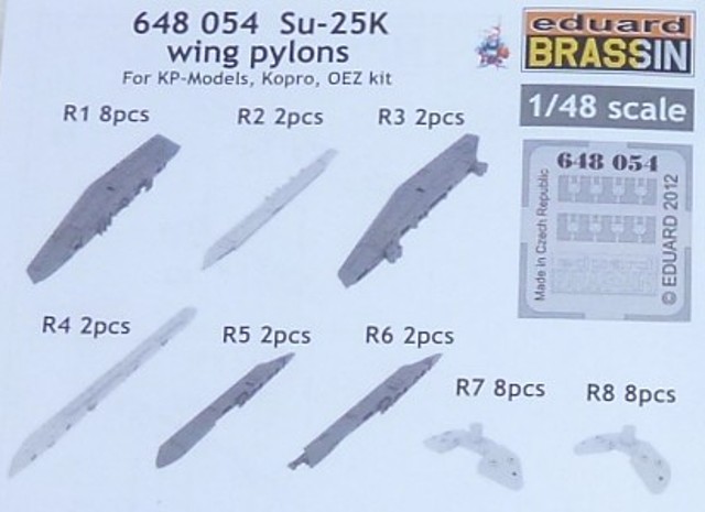 Eduard Brassin - Su-25K Wing Pylons