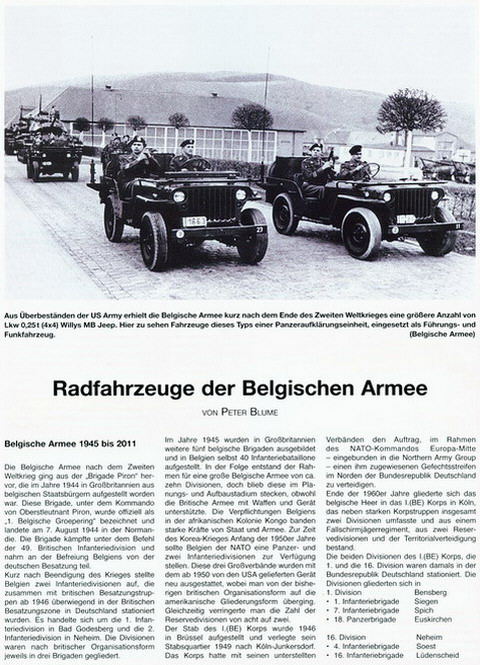 Seite 1 - Willys MB Jeep der Belgischen Armee