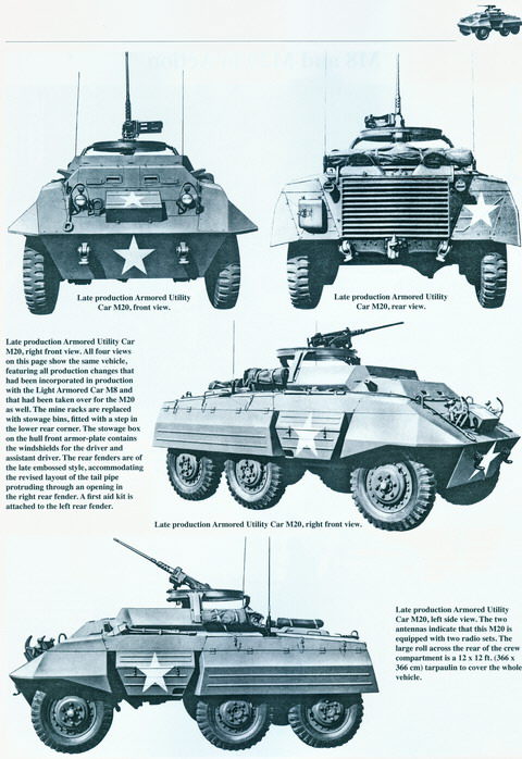  - U.S. WWII M8 Light Arm. Car / M20 Arm. Utility Car