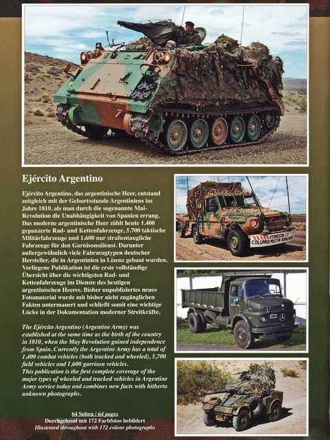  - Ejército Argentino - Vehicles of the Modern Argentine Army