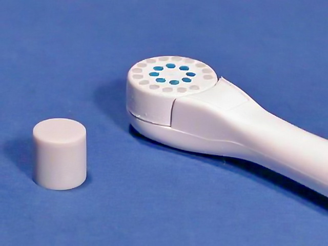 Das Rundmaterial ist Segment von einem Klebe-Stick