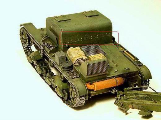 Detaillierung mit Nietk�pfen am T-26T